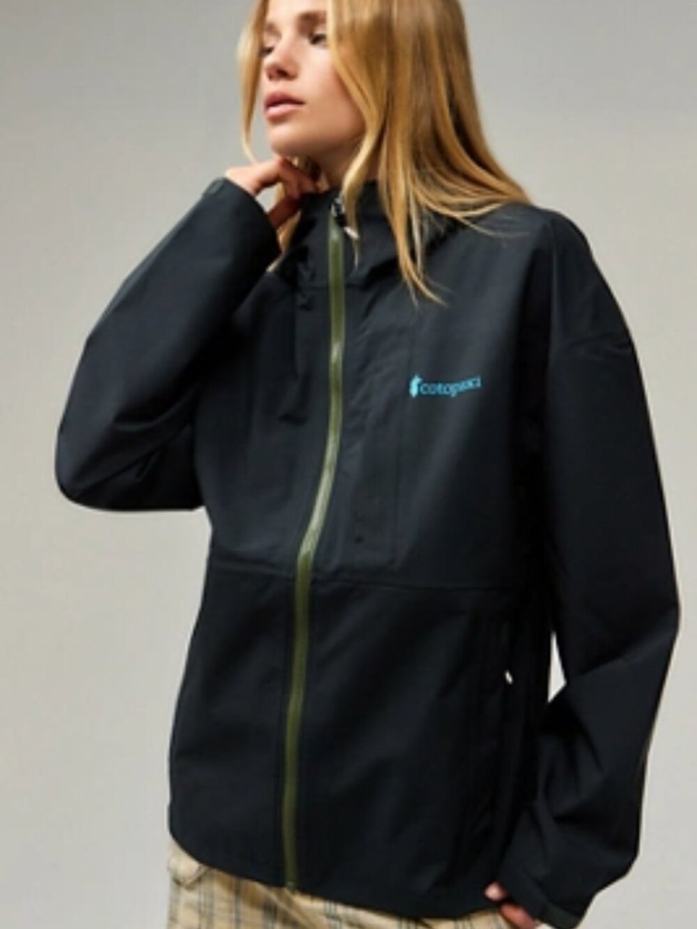 Cotopaxi Women's Black Cielo Hooded Outdoor WP Rain Jacket Size XS